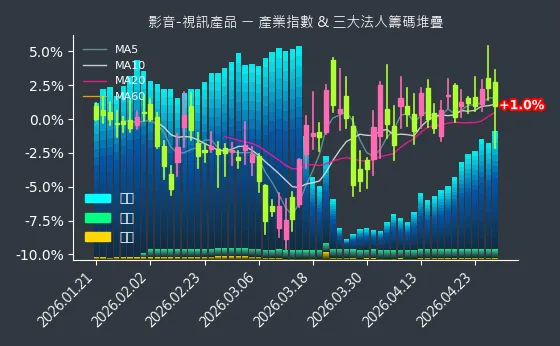 影音-視訊產品 法人籌碼