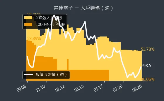 6732 昇佳電子 大戶籌碼