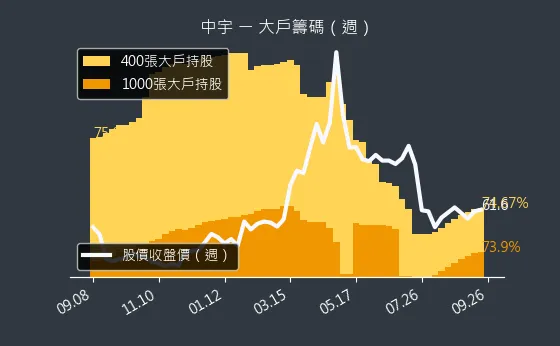 1535 中宇 大戶籌碼