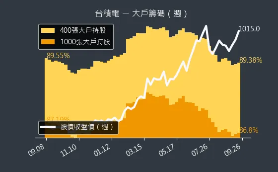 2330 台積電 大戶籌碼