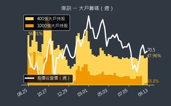 3032 偉訓 大戶籌碼