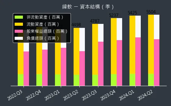 4953 緯軟 資本結構