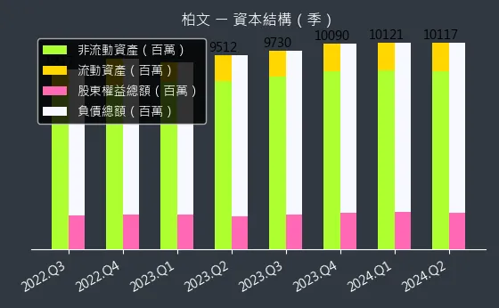 8462 柏文 資本結構