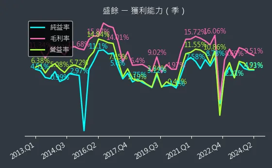 2029 盛餘 獲利能力