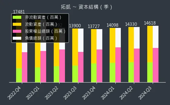 4536 拓凱 資本結構