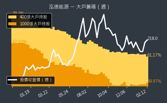 6873 泓德能源 大戶籌碼