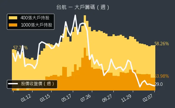 2617 台航 大戶籌碼