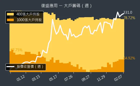 6670 復盛應用 大戶籌碼