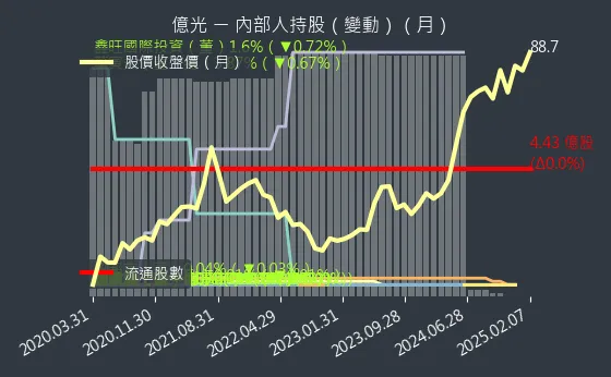 2393 億光 內部人持股