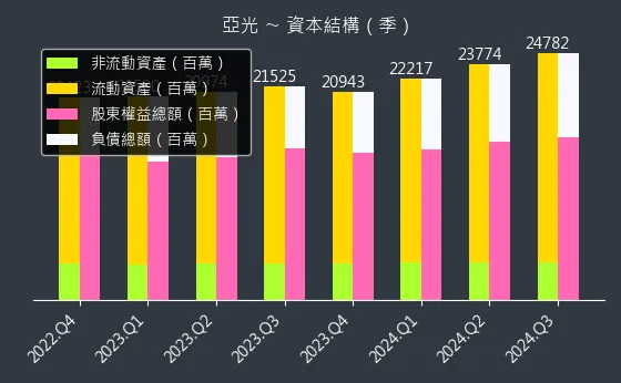 3019 亞光 資本結構