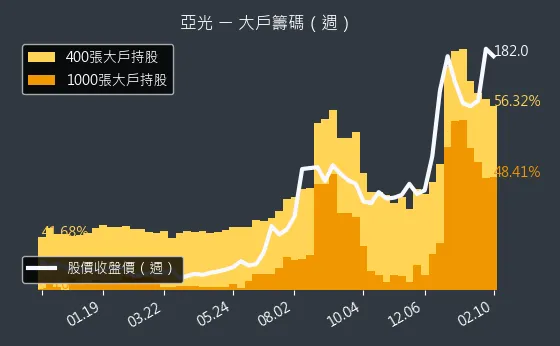 3019 亞光 大戶籌碼