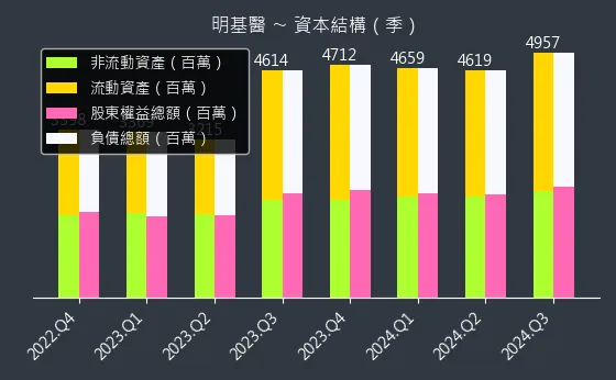 4116 明基醫 資本結構