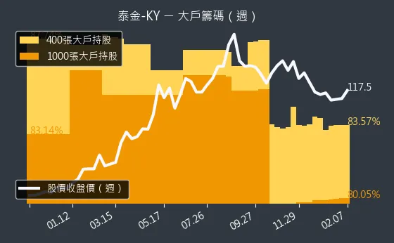 6629 泰金-KY 大戶籌碼