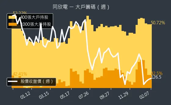 6271 同欣電 大戶籌碼