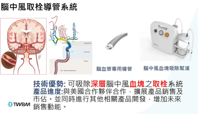 台生材腦中風取栓導管系統