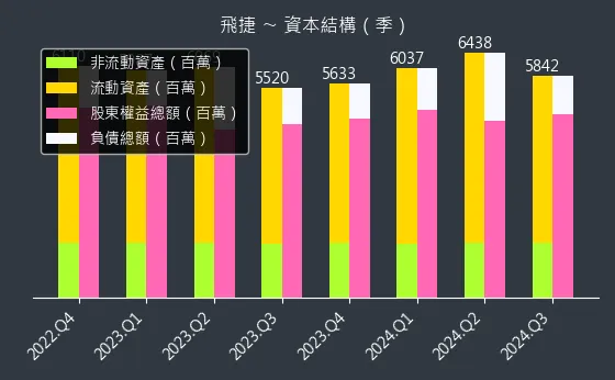 6206 飛捷 資本結構