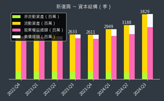 4909 新復興 資本結構