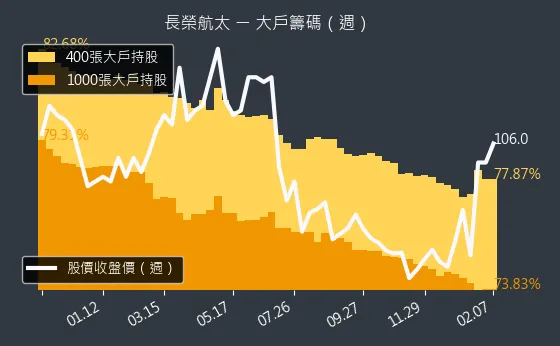 2645 長榮航太 大戶籌碼