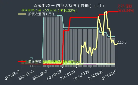 6806 森崴能源 內部人持股