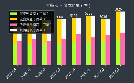 3218 大學光 資本結構