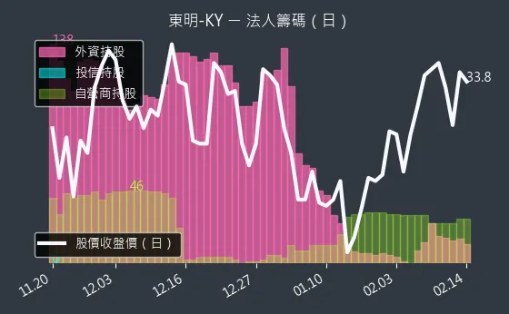 5538 東明-KY 法人籌碼