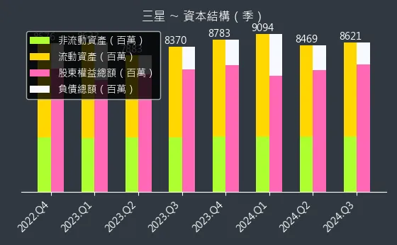 5007 三星 資本結構