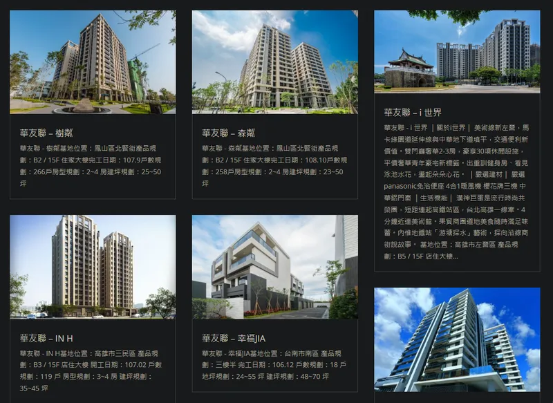 華友聯建案風格