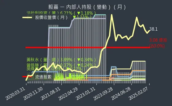 2402 毅嘉 內部人持股