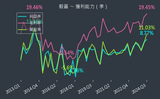 2402 毅嘉 獲利能力