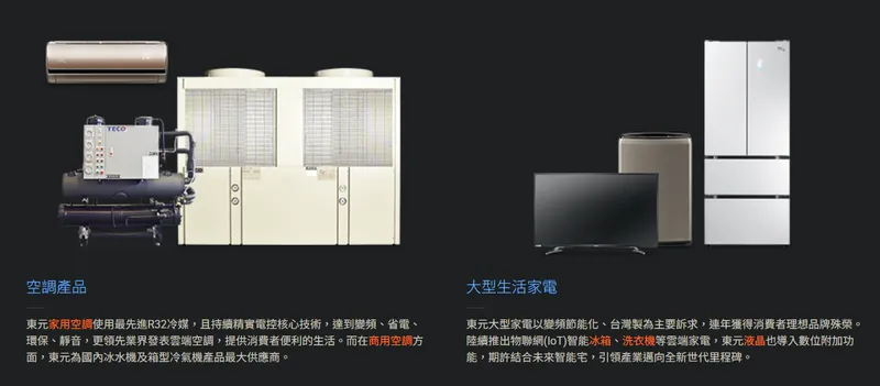 東元家電暨空調產品