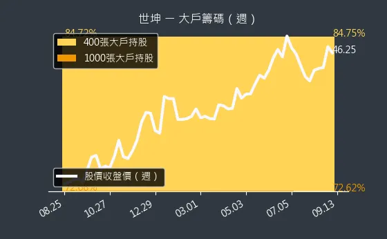 4305 世坤 大戶籌碼