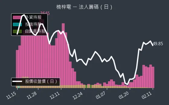 2316 楠梓電 法人籌碼