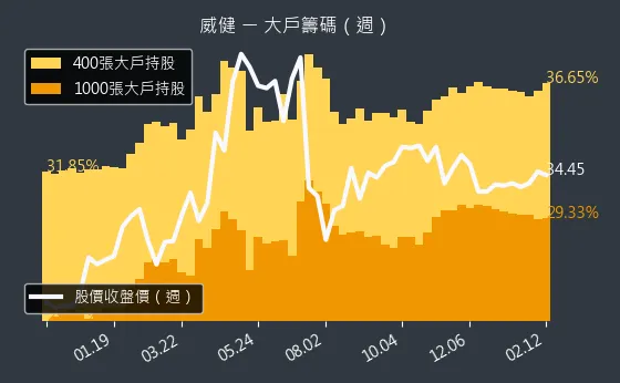 3033 威健 大戶籌碼