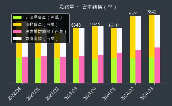 3013 晟銘電 資本結構