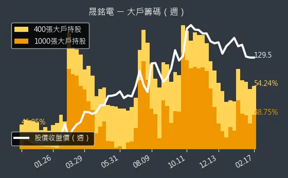 3013 晟銘電 大戶籌碼