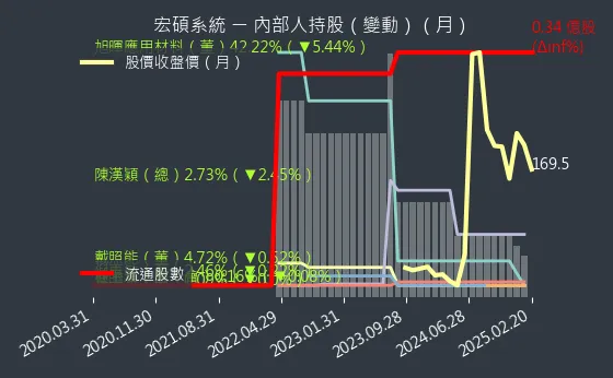 6895 宏碩系統 內部人持股