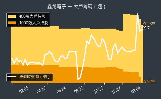 6680 鑫創電子 大戶籌碼