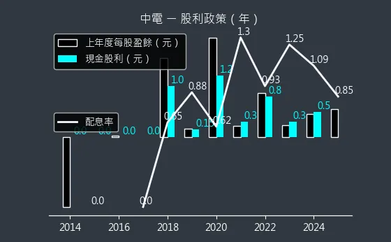 1611 中電 股利政策