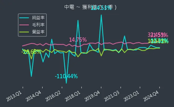 1611 中電 獲利能力