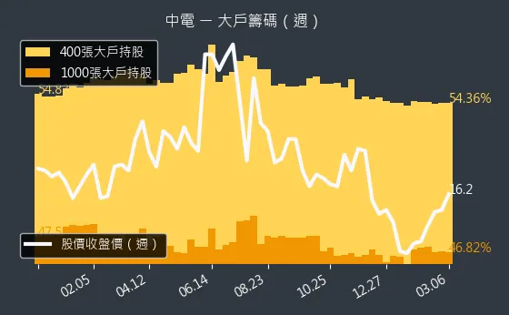 1611 中電 大戶籌碼