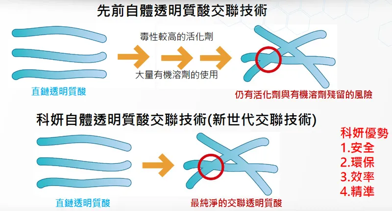 科妍交聯技術的比較 II