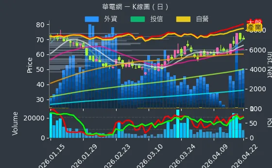 6163 華電網 日線圖