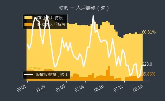 6146 耕興 大戶籌碼