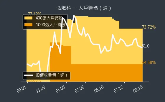 6482 弘煜科 大戶籌碼