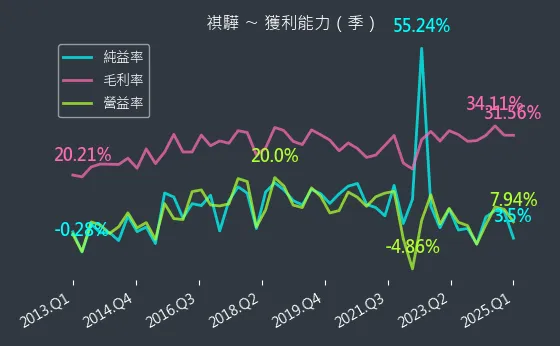 1593 祺驊 獲利能力