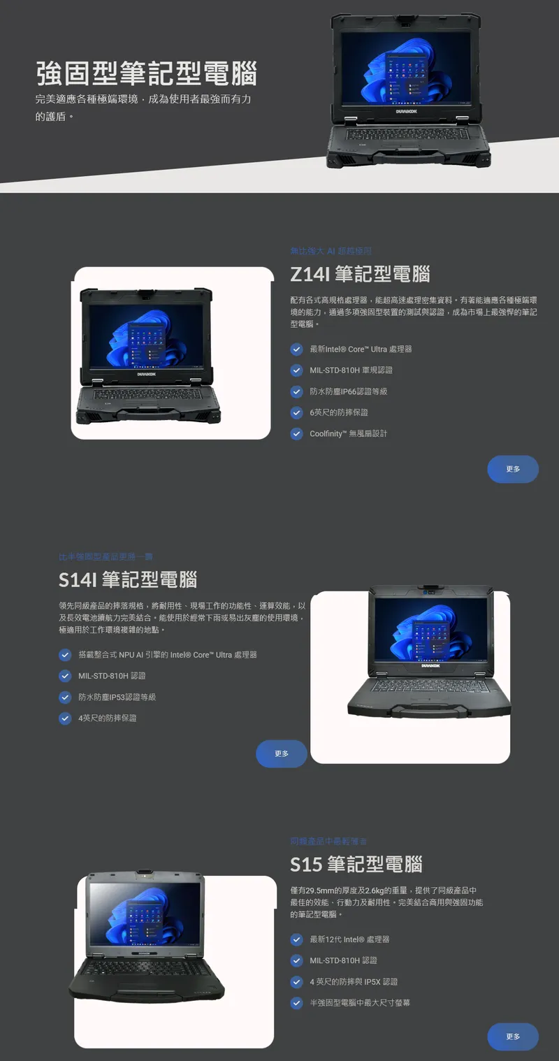 倫飛電腦強固型筆記型電腦