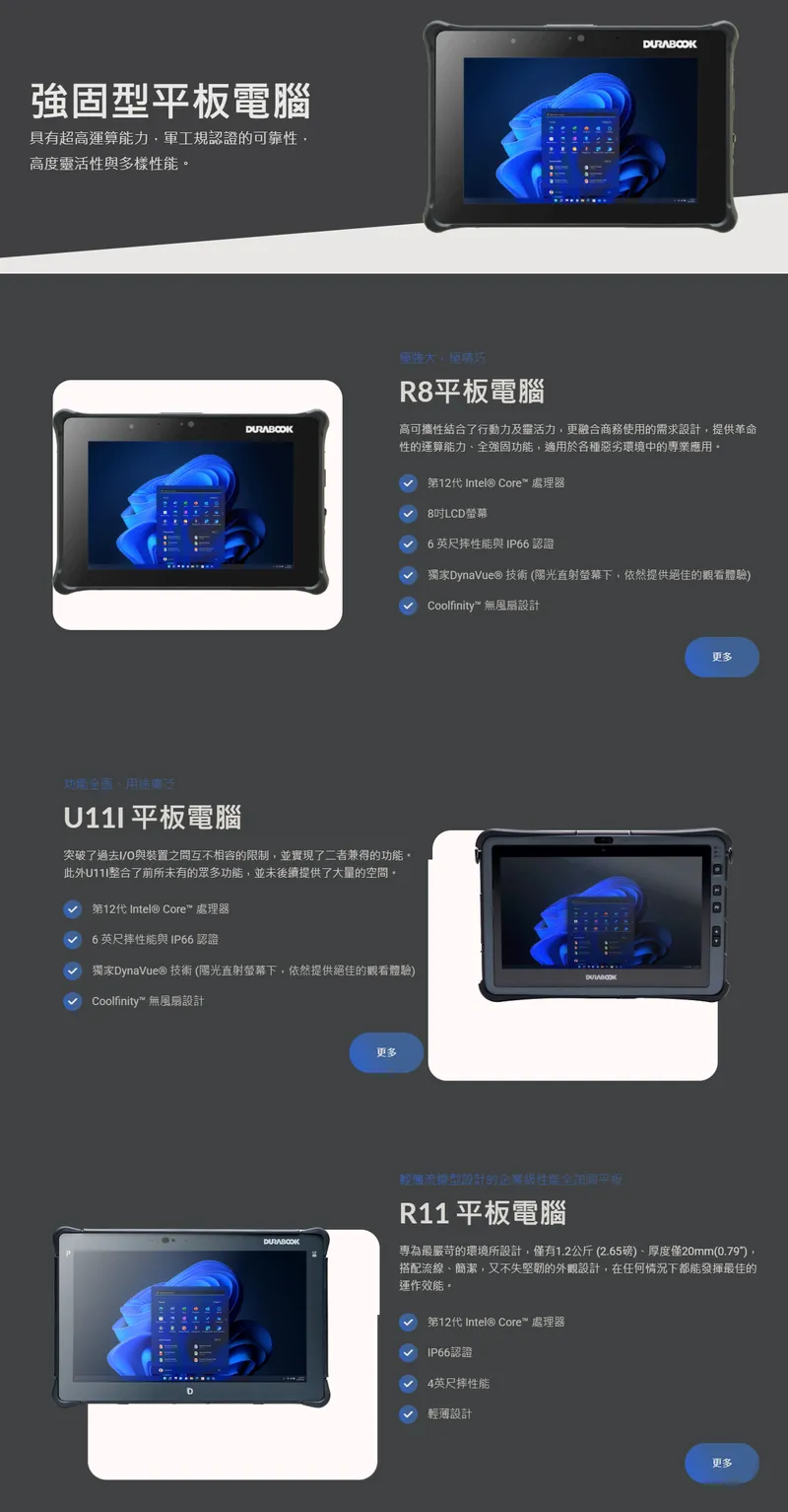 倫飛電腦強固型平板電腦