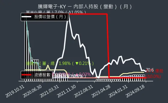 6672 騰輝電子-KY 內部人持股