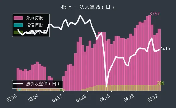 6156 松上 法人籌碼（日）