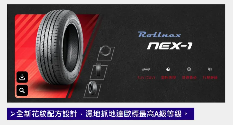 南港輪胎新產品-SUV NEX-1 正式上市